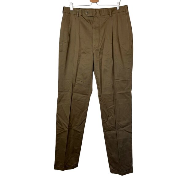 Jos. A. Bank Other - Jos. A. Bank Travelers Twill Mens Khaki Dress Pants Size 36 x 38